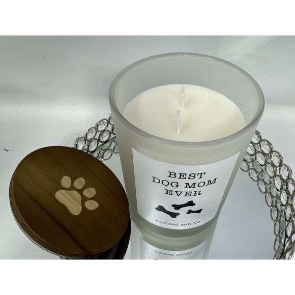 Huntington Home Best Dog Mom Ever Candle~Magnolia & Honeysuckle~16 Oz~Funny Gift - Picture 2 of 4
